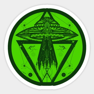 UFO Spring Break Sticker